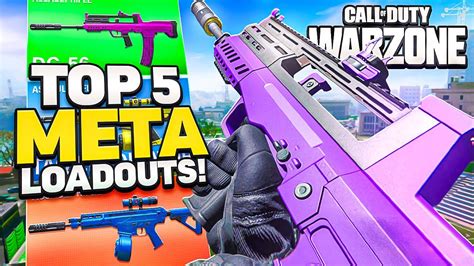 Top 5 Best Meta Loadouts In Warzone 3 Best Perk Packages Youtube