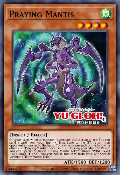 Praying Mantis Yu Gi Oh Tcg Ygo Cards