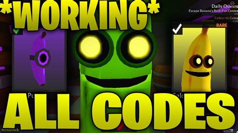 All Working Banana Eats Codes 2020 Roblox YouTube