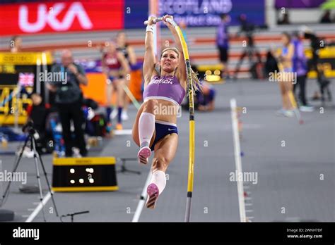 Molly Caudery GBR Pole Vault Makes A Clearance During The 2024 World
