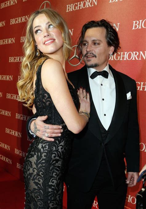 A Look Back At Johnny Depp And Amber Heards Sweetest Moments Johnny