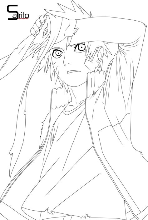 Naruto Uzumaki - Lineart by LordSarito on DeviantArt