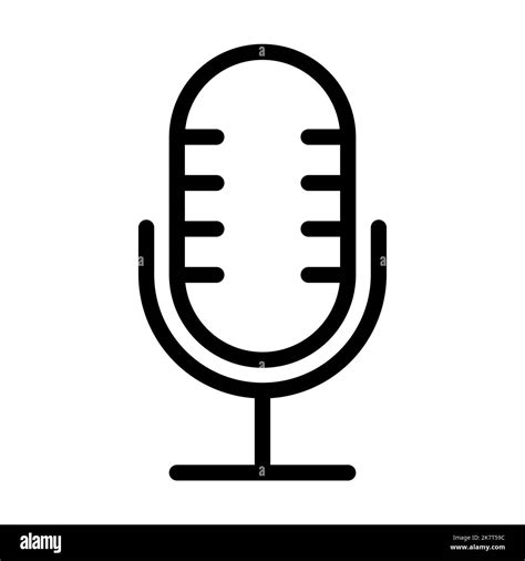 Microphone Icon Vector Illustration For Graphic Design Logo Web Site