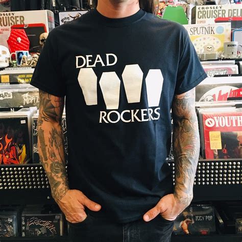 Dead Rockers Coffin Logo Shirt Logo Shirts Shirts Rocker