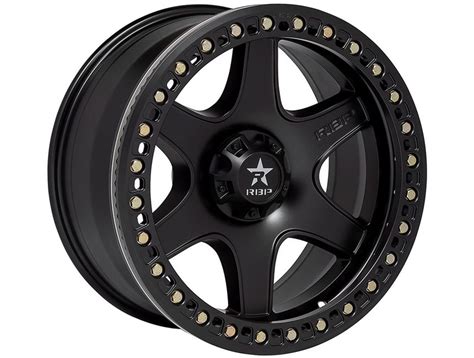 Rbp Matte Black 50r Cobra Beadlock Wheels Rugged Ridge