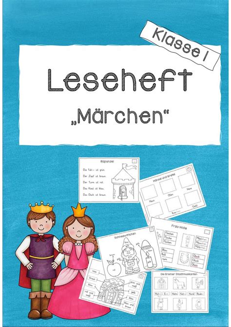 Leseheft Märchen Klasse 1 Unterrichtsmaterial im Fach Deutsch