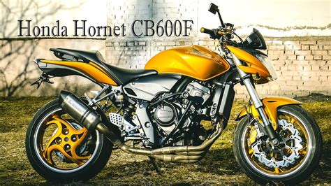 Motorcycle Tuning Honda Hornet Cb600f 2007 Gold 2007 Youtube