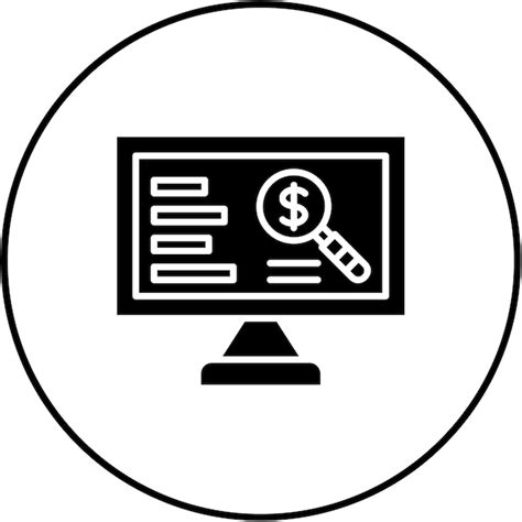 Premium Vector Monitoring Icon