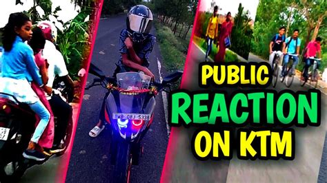 Public Reaction On Ktm Cute Girl Reaction On My Strom 2023 In