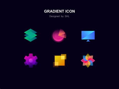 Gradient Icon Icon Design Text Logo Design Flat Design Icons