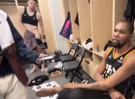 NBA Star Strips Naked During Locker Room Interview STR8UPGAYPORN