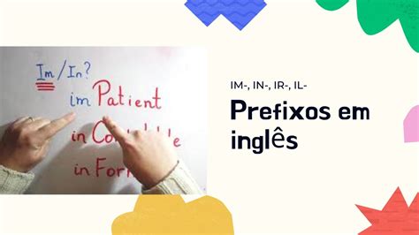 Principais Prefixos Em Ingl S