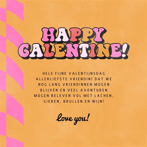 Vrolijke Typografische Valentijnskaart Love You Kaartje2go