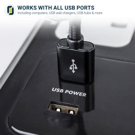 Olixar Basics In Usb A To Usb C Lightning Micro Usb Braided