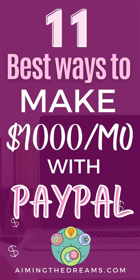 11 Best Ways To Make Money Online With Paypal Aimingthedreams