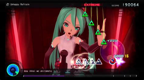 Project Diva F Unhappy Refrain Extreme Fail Youtube