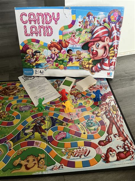 2004 2005 Candy Land Sweet Adventures Board Game Hasbro Games Milton Bradley Complete