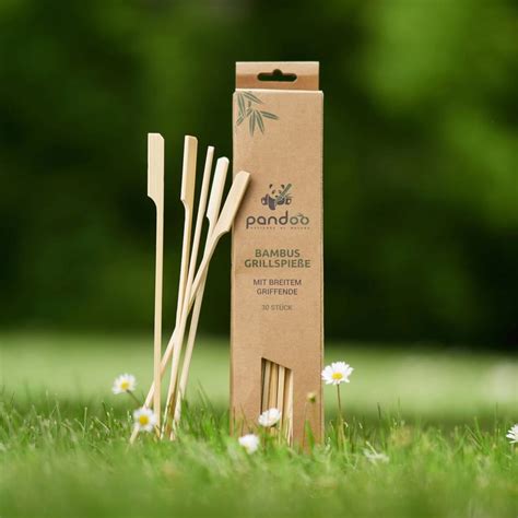 Pandoo Bamboo Skewers Pieces Ecosplendo Online Shop Uk