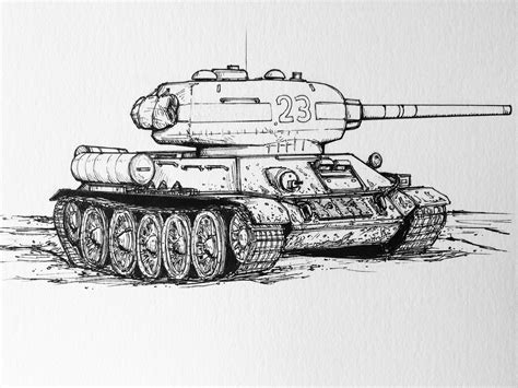 Как нарисовать танк карандашом т 34: Как нарисовать Т 34 карандашом ...