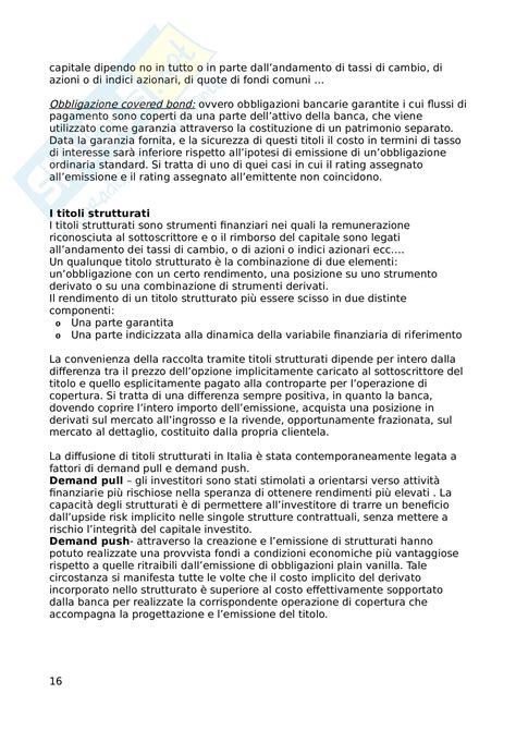 Riassunto Esame Di Economia Degli Intermediari Finanziari