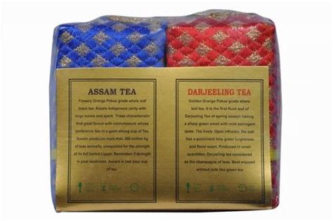 Avihs Silk Pouch Darjeeling And Assam Tea 200 Gm Combo Silk T Pouch Grade Food Grade At Rs