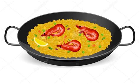 Paella Comida Tradicional Espa Ola Vector De Stock Por Shiny