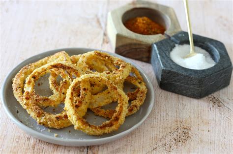 Baked Onion Rings With Low Carb Coating Recipe