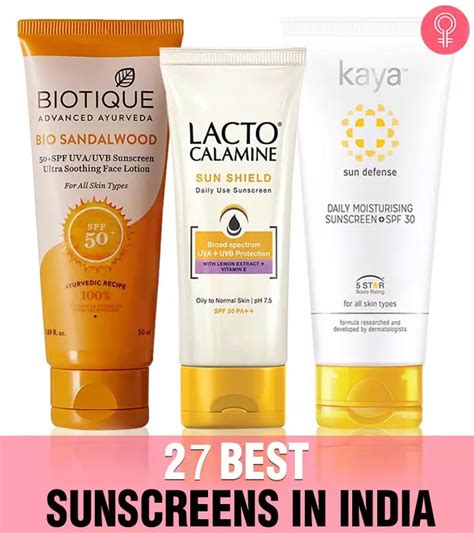 Best Sunscreens In India For All Skin Types Update