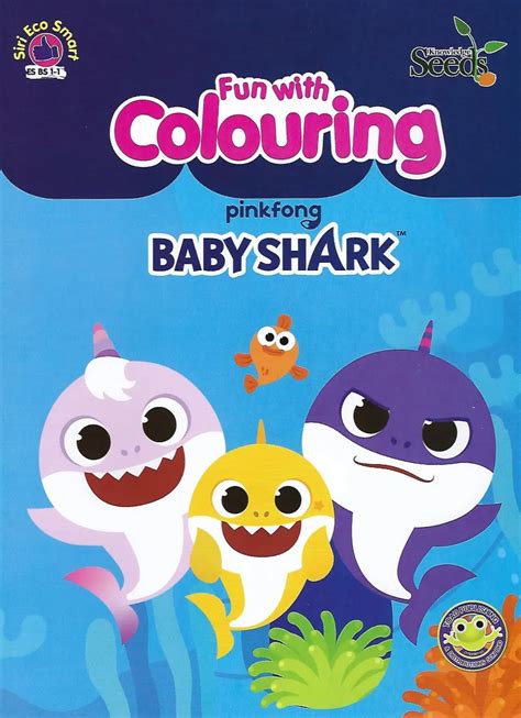 Kertas Mewarna Kanak Kanak Baby Shark