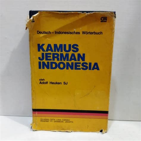 Jual Buku Kamus Jerman Indonesia By Adolf Heuken Sj Di Lapak