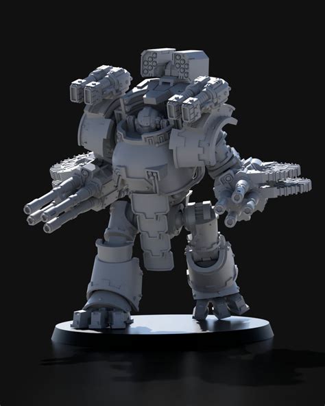 Forgeborn Ancient Colossus Alpha Dreadnought Etsy Warhammer 40k Figures Warhammer Models