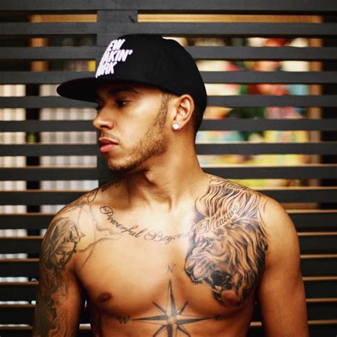 Lewis Hamilton S Lion Tattoo By Bang Bang Also In The