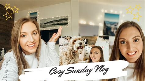 Cosy Sunday Vlog Trying To Be Productive Youtube