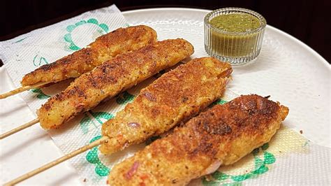 Panner Seekh Kabab Veg Kabab Recipe Paneer Kabab Evening Snack