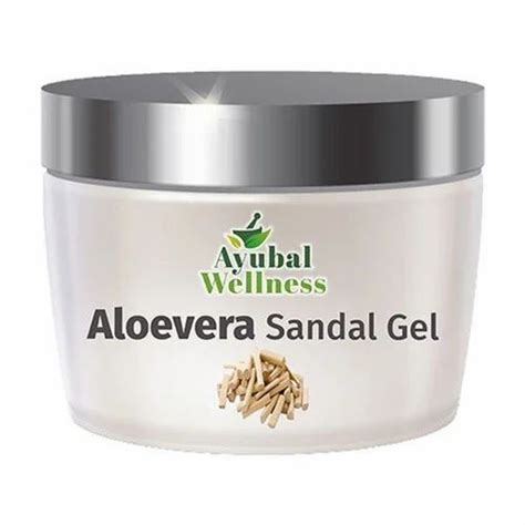 Ayubal Wellness Natural Aloe Vera Sandal Gel Type Of Packaging Cream