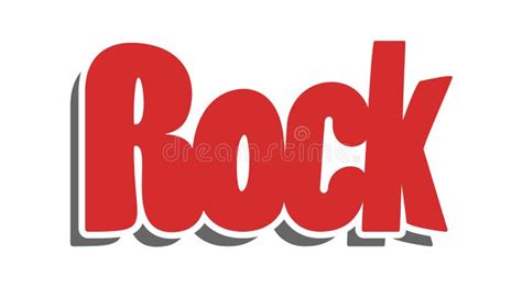 Rock symbol stock vector. Illustration of text, graphic - 120988287