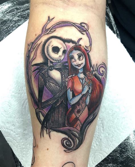 Jack And Sally Nightmare Before Christmas Tattoos