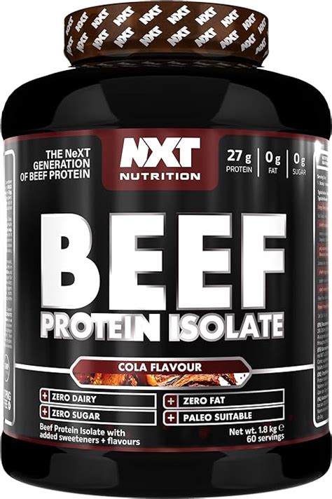 Nxt Nutrition Beef Protein Isolate Powder Protein Powder High In Natural Amino Acids Paleo