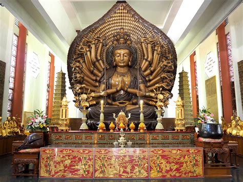 Monastic Buildings Lian Shan Shuang Lin Monastery