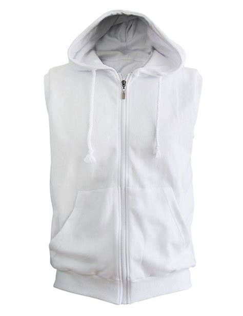 Mens Clothing Hoodies And Sweatshirts Mens Casual Zip Hoodie Vest