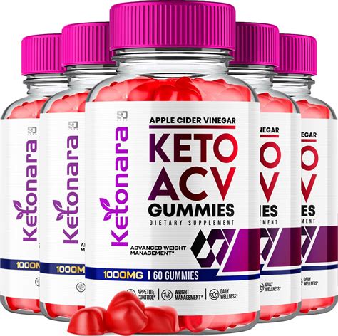 Amazon NutraRize 3 Pack Ketonara Keto ACV Gummies Ketonara ACV