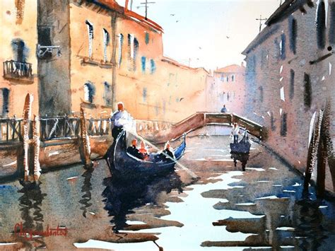 17 Best images about Watercolor Paintings of Venice, Italy on Pinterest | Watercolors, Boats and ...