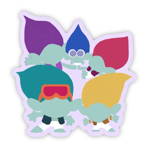 Trolls Band Together Brozone Sticker Etsy