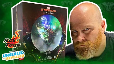 Hot Toys Mysterio S Iron Man Illusion Figure Unboxing Unsealed And