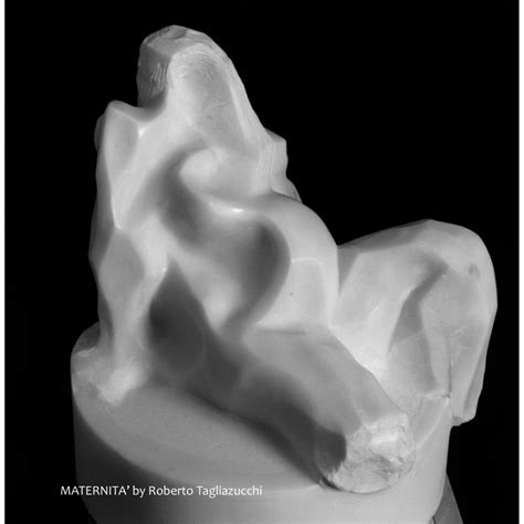 Maternity Statuary Marble Sculpture By Roberto Tagliazucchi
