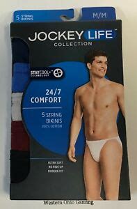 Jockey Life Men S 5 String Bikini Underwear Medium M NEW 100 Cotton EBay