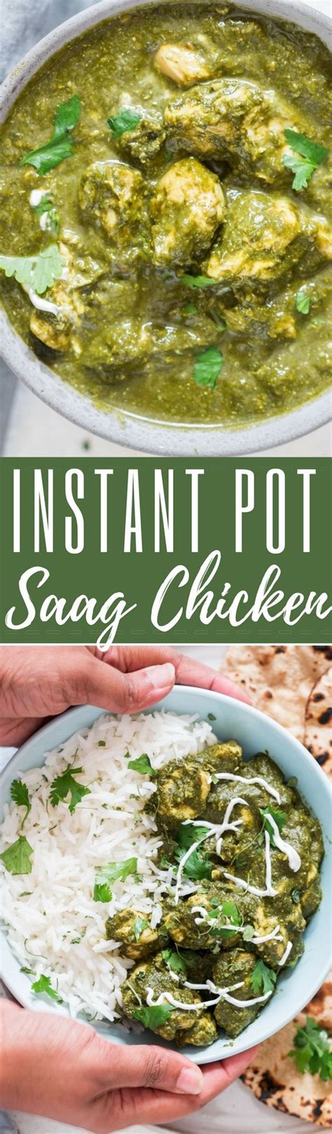 Instant Pot Indian Chicken Saag Is Super Rich Satisfying Curry