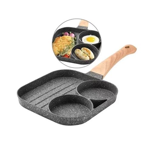 Amazon Best Seller Nonstick Egg Frying Pan 3 In 1 Nonstick Pan Divided Grill Frying Panheat