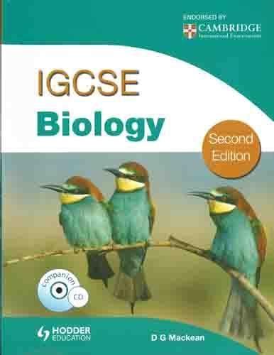 Igcse Biology 9780340981863 Mackean D G Books