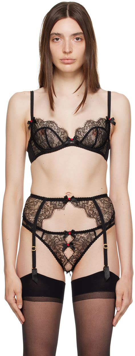 Black Lorna Bra By Agent Provocateur On Sale